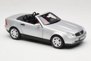 Mercedes SLK R170 Brilliant Silver Norev 1:18 183020 Kovina – slika 7 od 9