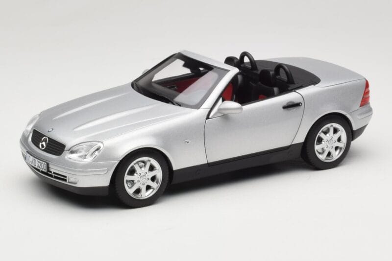 Mercedes SLK R170 Brilliant Silver Norev 1:18 183020 Kovina