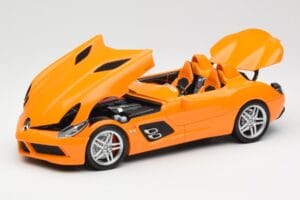 Mercedes SLR McLaren C199 Stirling Moss AMG Solarbeam Metallic Minichamps 1:18 100038400 Kovina – slika 2 od 8