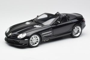 Mercedes SLR McLaren Roadster R199 Crystal Galaxit Črn Minichamps 1:18 B66961004 Kovina