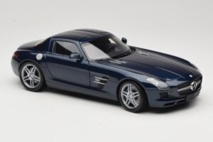 Mercedes SLS AMG C197 Blue Metallic Minichamps 1:18 100039021 Kovina – slika 6 od 8