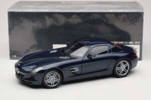 Mercedes SLS AMG C197 Blue Metallic Minichamps 1:18 100039021 Kovina – slika 8 od 8
