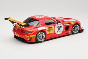 Mercedes SLS AMG GT3 #35 T. Heyer / T. Jager 24 Hours of Spa 2011 Minichamps 1:18 B66960196 Kovina – slika 2 od 6