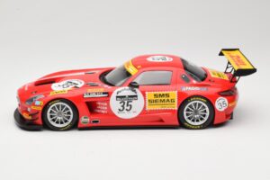 Mercedes SLS AMG GT3 #35 T. Heyer / T. Jager 24 Hours of Spa 2011 Minichamps 1:18 B66960196 Kovina – slika 3 od 6