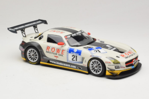 Mercedes SLS AMG GT3 #21 Rowe Racing M. Zehe / M. Hartung ADAC 24h Nurburgring 2012 Minichamps 1:18 151123121 Kovina – slika 4 od 6
