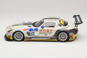 Mercedes SLS AMG GT3 #22 Rowe Racing R. Graf / M. Seyffarth ADAC 24h Nurburgring 2012 Minichamps 1:18 151123122 Kovina – slika 3 od 6