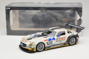 Mercedes SLS AMG GT3 #22 Rowe Racing R. Graf / M. Seyffarth ADAC 24h Nurburgring 2012 Minichamps 1:18 151123122 Kovina – slika 6 od 6