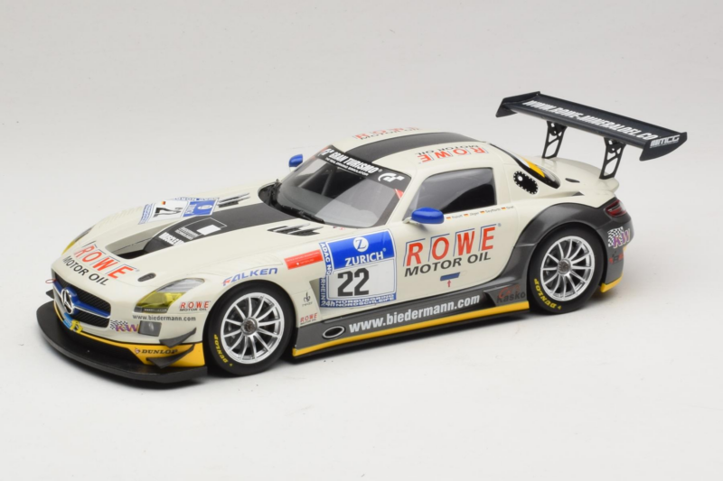 Mercedes SLS AMG GT3 #22 Rowe Racing R. Graf / M. Seyffarth ADAC 24h Nurburgring 2012 Minichamps 1:18 151123122 Kovina