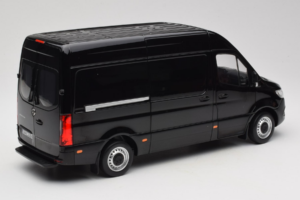 Mercedes Sprinter Črn Norev 1:18 183041 Kovina – slika 3 od 8