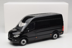 Mercedes Sprinter Črn Norev 1:18 183041 Kovina – slika 8 od 8