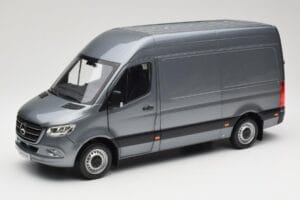 Mercedes Sprinter W907 Dostavno Vozilo Selenite Grey Metallic Norev 1:18 B66004163 Kovina