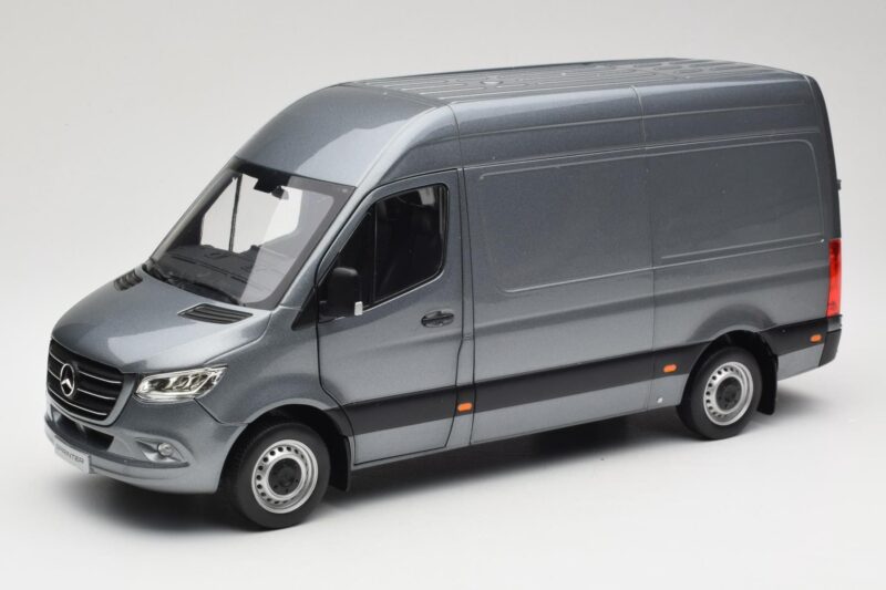 Mercedes Sprinter W907 Dostavno Vozilo Selenite Grey Metallic Norev 1:18 B66004163 Kovina