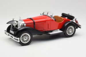 Mercedes SSK Rdeč & Črn Bburago 1:18 3009-M1 Kovina