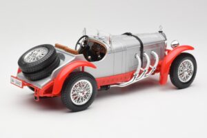 Mercedes SSK Srebrn & Rdeč Bburago 1:18 3009-M2 Kovina – slika 2 od 6