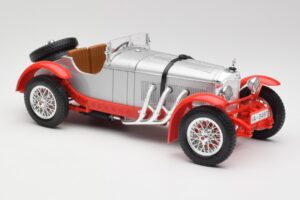 Mercedes SSK Srebrn & Rdeč Bburago 1:18 3009-M2 Kovina – slika 4 od 6