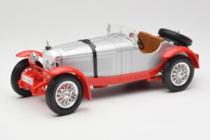Mercedes SSK Srebrn & Rdeč Bburago 1:18 3009-M2 Kovina