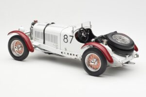 Mercedes SSKL R. Caracciola / W. Sebastian Mille Miglia Winner 1931 CMC 1:18 M-055 Kovina – slika 5 od 6