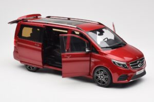 Mercedes V-Class W447 Designo Hyacinth Rdeč Metalik Norev 1:18 B66004166 Kovina – slika 4 od 7