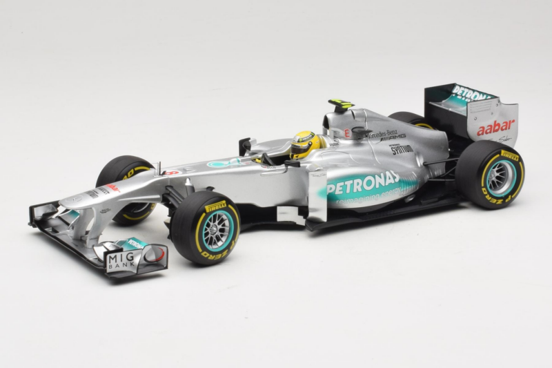 Mercedes W03 #8 N. Rosberg Mercedes AMG Petronas Showcar 2012 Minichamps 1:18 110120078 Kovina