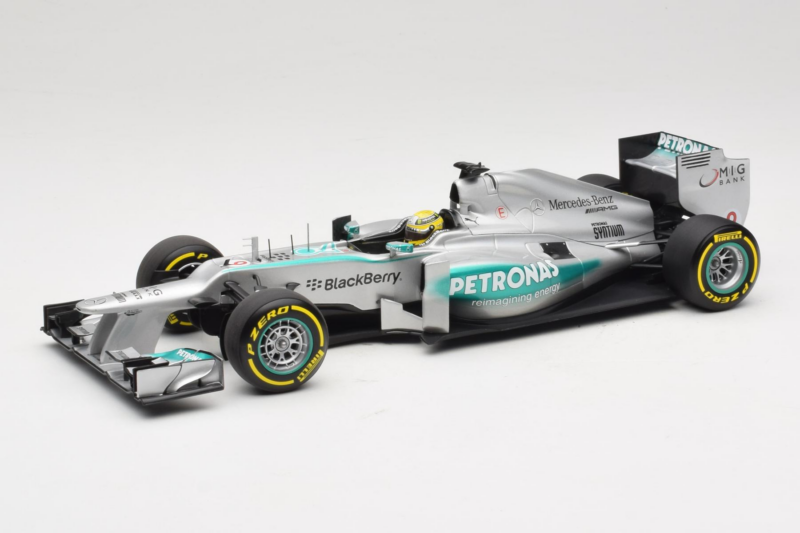 Mercedes W04 #9 N. Rosberg Mercedes AMG Petronas Showcar 2013 Minichamps 1:18 110130079 Kovina