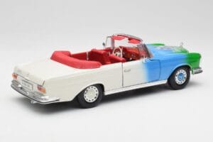 Mercedes 280SE W108 Tricolor Maisto 1:18 56014 Kovina – slika 3 od 8