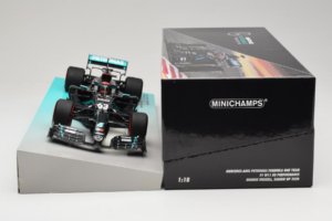 Mercedes W11 #63 G. Russell Mercedes AMG Petronas Sakhir Grand Prix 2020 Minichamps 1:18 113201663 Smola – slika 6 od 7