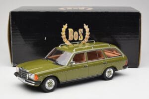 Mercedes W123 200T Cypress Zelen BoS Models 1:18 BOS008 Kovina – slika 6 od 6