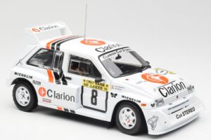 MG Metro 6R4 #8 P. Eklund / D. Whittock Rally Finland 1986 Sun Star 1:18 5536 Kovina – slika 6 od 8