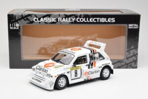 MG Metro 6R4 #8 P. Eklund / D. Whittock Rally Finland 1986 Sun Star 1:18 5536 Kovina – slika 8 od 8