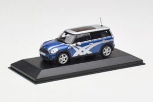 Mini Clubman R55 Cooper S Blue Metallic Onitsuka Tiger Minichamps 1:43 403138676 Kovina – slika 2 od 4
