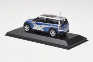 Mini Clubman R55 Cooper S Blue Metallic Onitsuka Tiger Minichamps 1:43 403138676 Kovina – slika 3 od 4