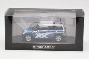Mini Clubman R55 Cooper S Blue Metallic Onitsuka Tiger Minichamps 1:43 403138676 Kovina – slika 4 od 4