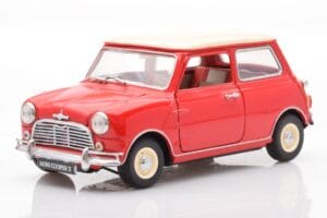 Mini Cooper 1275 S Rdeč Kyosho 1:18 8840 Kovina