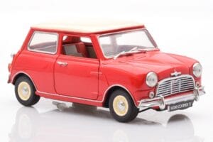 Mini Cooper 1275 S Rdeč Kyosho 1:18 8840 Kovina – slika 6 od 8
