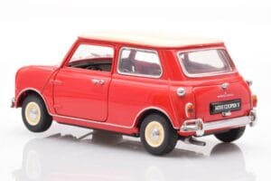 Mini Cooper 1275 S Rdeč Kyosho 1:18 8840 Kovina – slika 7 od 8