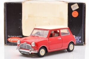 Mini Cooper 1275 S Rdeč Kyosho 1:18 8840 Kovina – slika 8 od 8