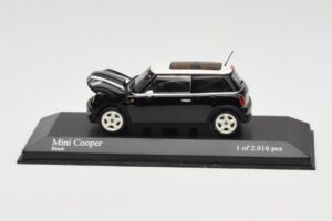 MINI Cooper R50 Črn Minichamps 1:43 431138101 Kovina – slika 2 od 5