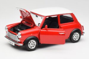 Mini Cooper Rdeč Bburago 1:18 3379 Kovina – slika 2 od 8