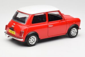 Mini Cooper Rdeč Bburago 1:18 3379 Kovina – slika 3 od 8