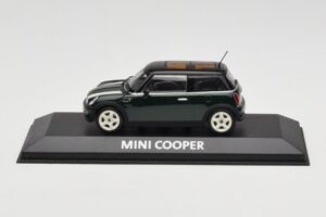 Mini Cooper S R53 Zelena S Črtami Minichamps 1:43 MINI006 Kovina