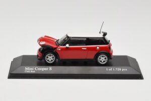 MINI Cooper S R53 Rdeč Minichamps 1:43 431138200 Kovina – slika 5 od 5
