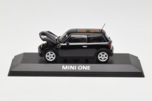 Mini One R50 Črn S Črno Streho Minichamps 1:43 MINI005 Kovina – slika 5 od 5
