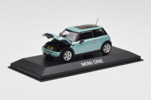 Mini One R50 Svetlo Zelena S Svetlo Zeleno Streho Minichamps 1:43 MINI003 Kovina – slika 2 od 4