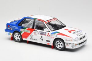 Mitsubishi Galant VR-4 #4 A. Vatanen RAC Rally 1990 IXO 1:18 18RMC192B Kovina – slika 4 od 6