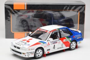Mitsubishi Galant VR-4 #4 A. Vatanen RAC Rally 1990 IXO 1:18 18RMC192B Kovina – slika 6 od 6