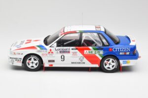 Mitsubishi Galant VR-4 #9 K. Eriksson / S. Parmander RAC Rally 1990 IXO 1:18 18RMC192A Kovina – slika 3 od 6