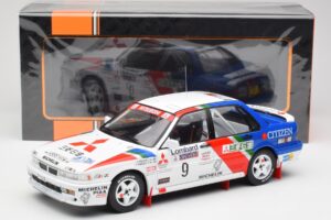 Mitsubishi Galant VR-4 #9 K. Eriksson / S. Parmander RAC Rally 1990 IXO 1:18 18RMC192A Kovina – slika 6 od 6