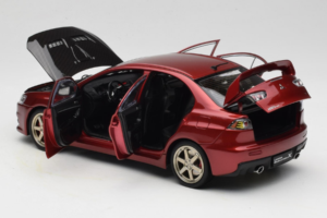 Mitsubishi Lancer Evolution X Rdeč OEM 1:18 MLE02 Kovina – slika 5 od 8