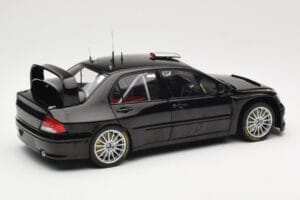 Mitsubishi Lancer Evolution WRC Plain Body Črn AUTOart 1:18 80528 Kovina – slika 3 od 8