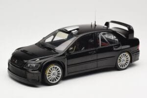 Mitsubishi Lancer Evolution WRC Plain Body Črn AUTOart 1:18 80528 Kovina